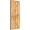 Ekena Millwork Framed Board-n-Batten Shutters w/Z-Bar, Rough Sawn Western Red Cedar, 21 1/2W x 48H, PR RBF06Z21X048RWR - alternate 3